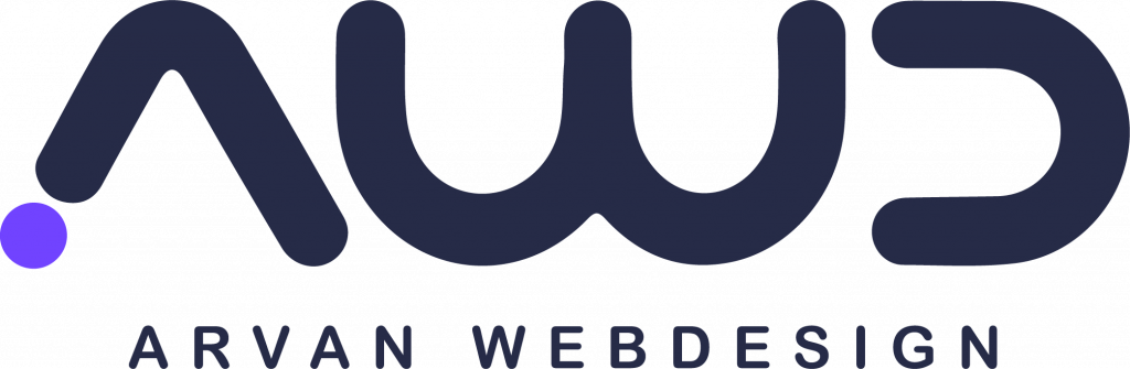 Le logo de Arvan WEBDESIGN, expert en création de sites web.